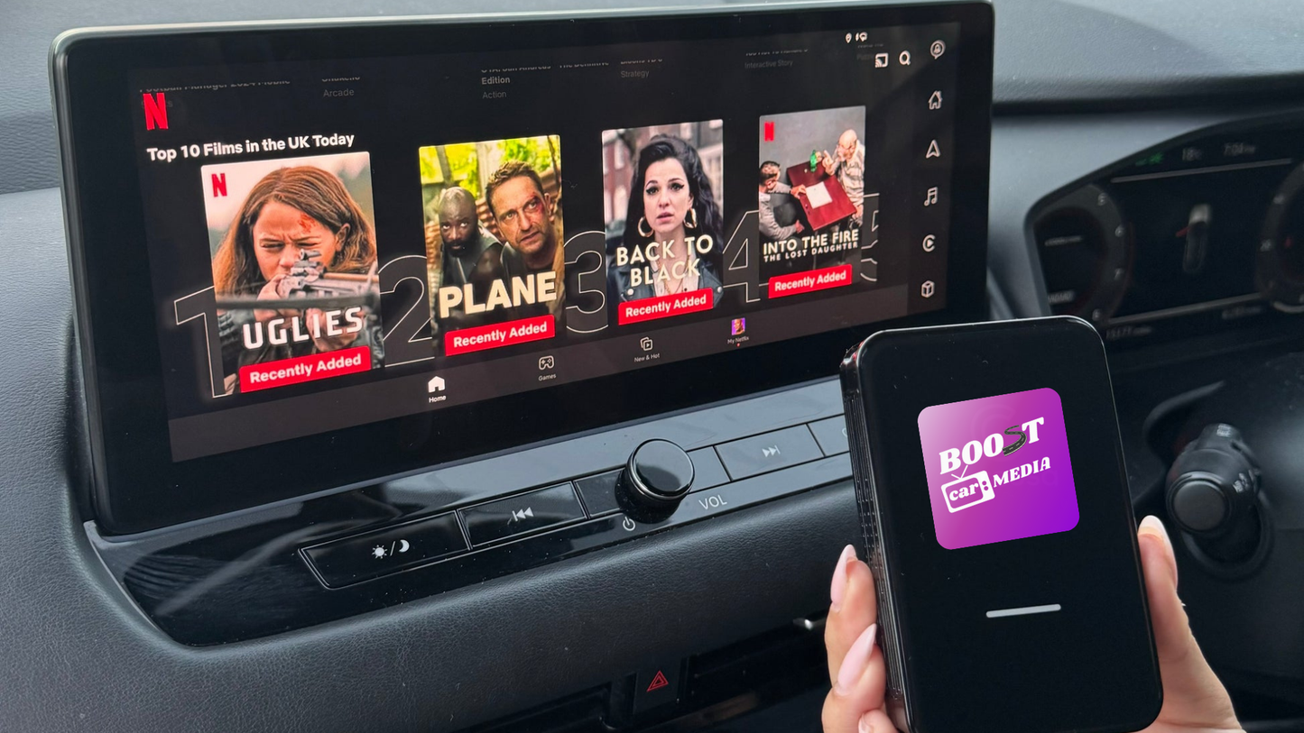 YouTube och Netflix AI-box för Mazda