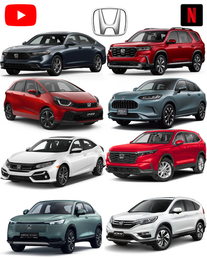 YouTube och Netflix AI-box för Honda