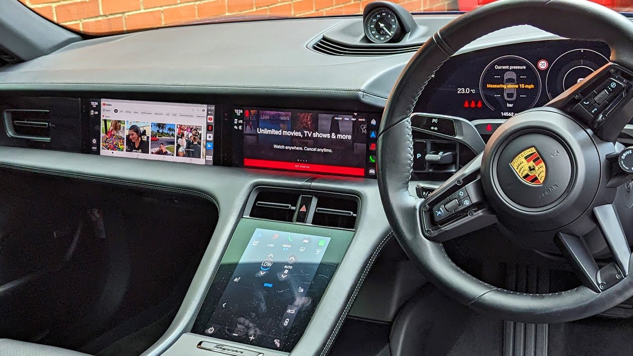 YouTube och Netflix AI-box för Porsche