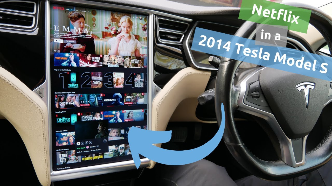 YouTube och Netflix Carplay AI-box för TESLA