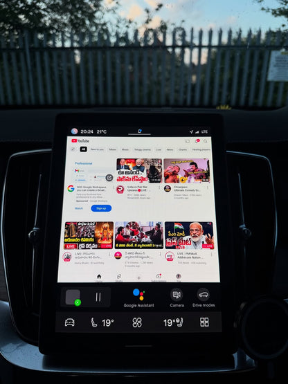 Youtube e Netflix AI-Box per Volvo